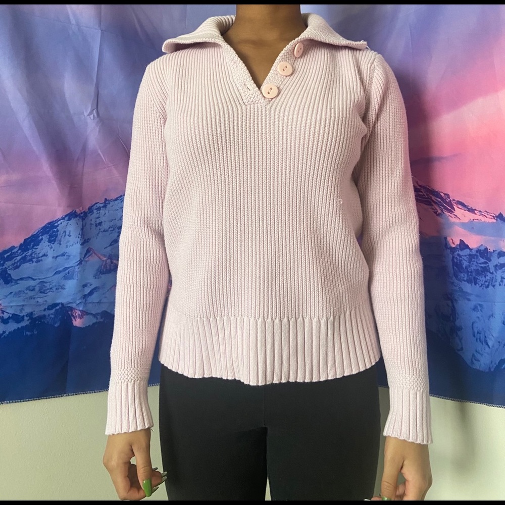 Baby pink button up